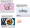 Chat nurture Image of chat notifications for customers