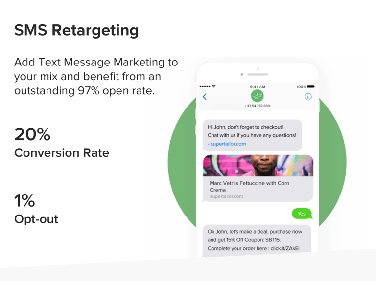Imagen de resegmentación de SMS.